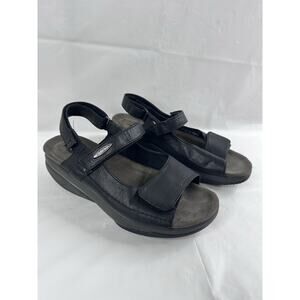MBT Women's Sandal Sz 37 Comfort Walking Rocker Adjustable Hook & Loop Strap